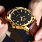 LIGE Fashion Brown Leather Men's Quartz Wrist watches - Image 4