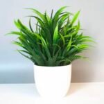 Artificial Potted Plant Scene Desktop Home Office Shelf Decor Tabletop