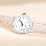 5pcs Set Of Creative Pentagram Daisy Pearl String Bracelet Watch - Image 2