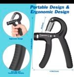 Gripper Adjustable R-Type Hand Grip Exercise Countable Strengthening Pliers Spring Finger Pinch Wrist Expander - Image 4
