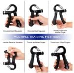 Gripper Adjustable R-Type Hand Grip Exercise Countable Strengthening Pliers Spring Finger Pinch Wrist Expander - Image 2